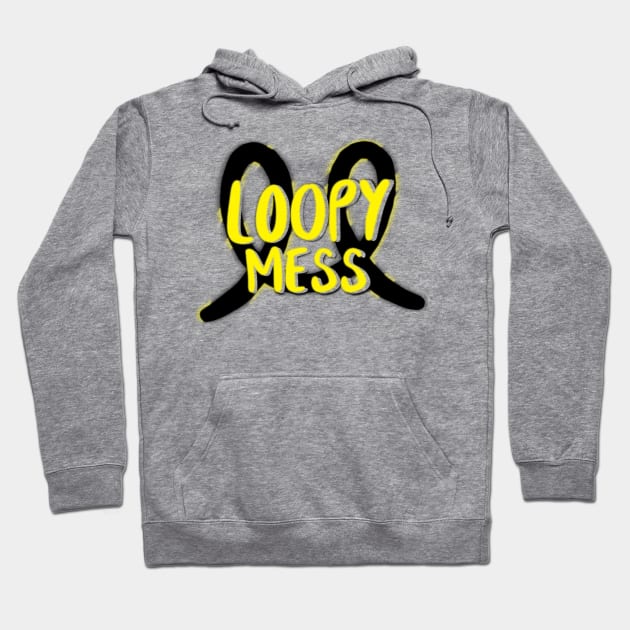 Loopy mess Hoodie by #Mahkotaemas